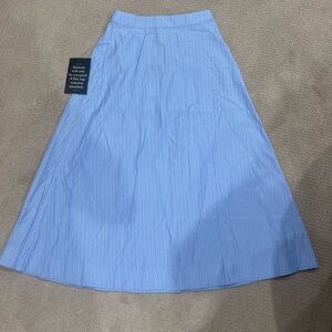 Tuckernuck Light Blue Striped Skirt